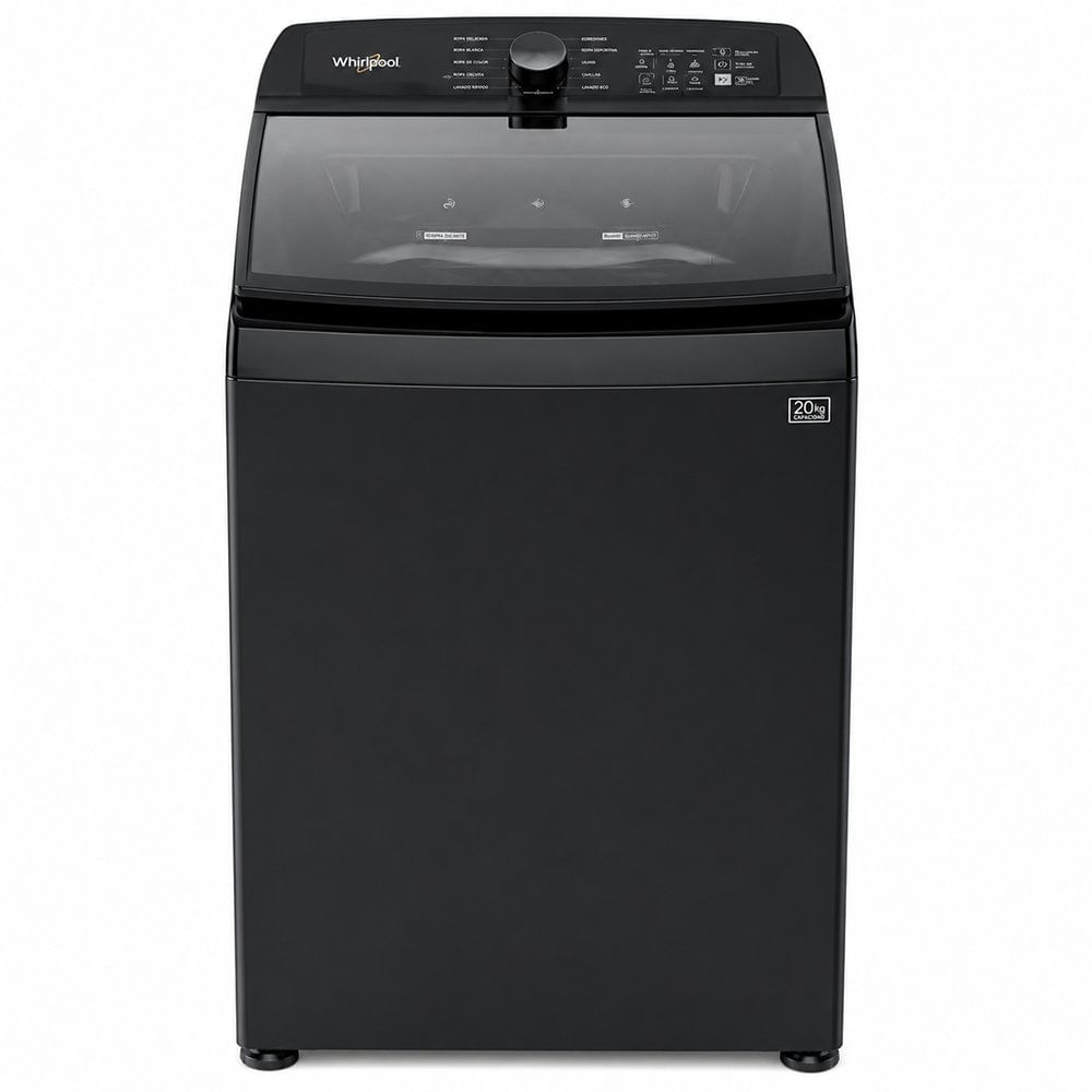 Lavadora Xpert System Carga Superior 20 kg Color Negro
