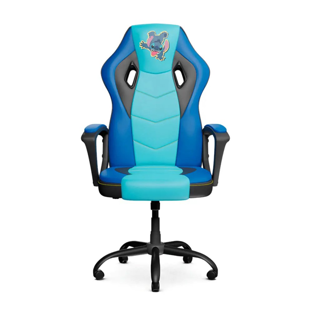 Silla Gamer Ergonómica Disney Stitch con Altura Ajustable en Color Azul