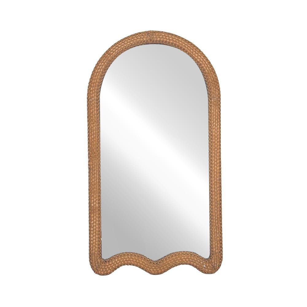 Espejo Decorativo Arqueado con Marco Texturizado 89 x 49 cm