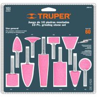 Set De 10 Fresas De Metal Mandril 1/4 Plg - Truper