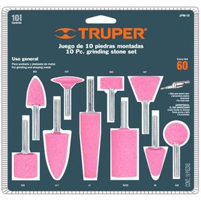 Set De 10 Fresas De Metal Mandril 1/4 Plg - Truper
