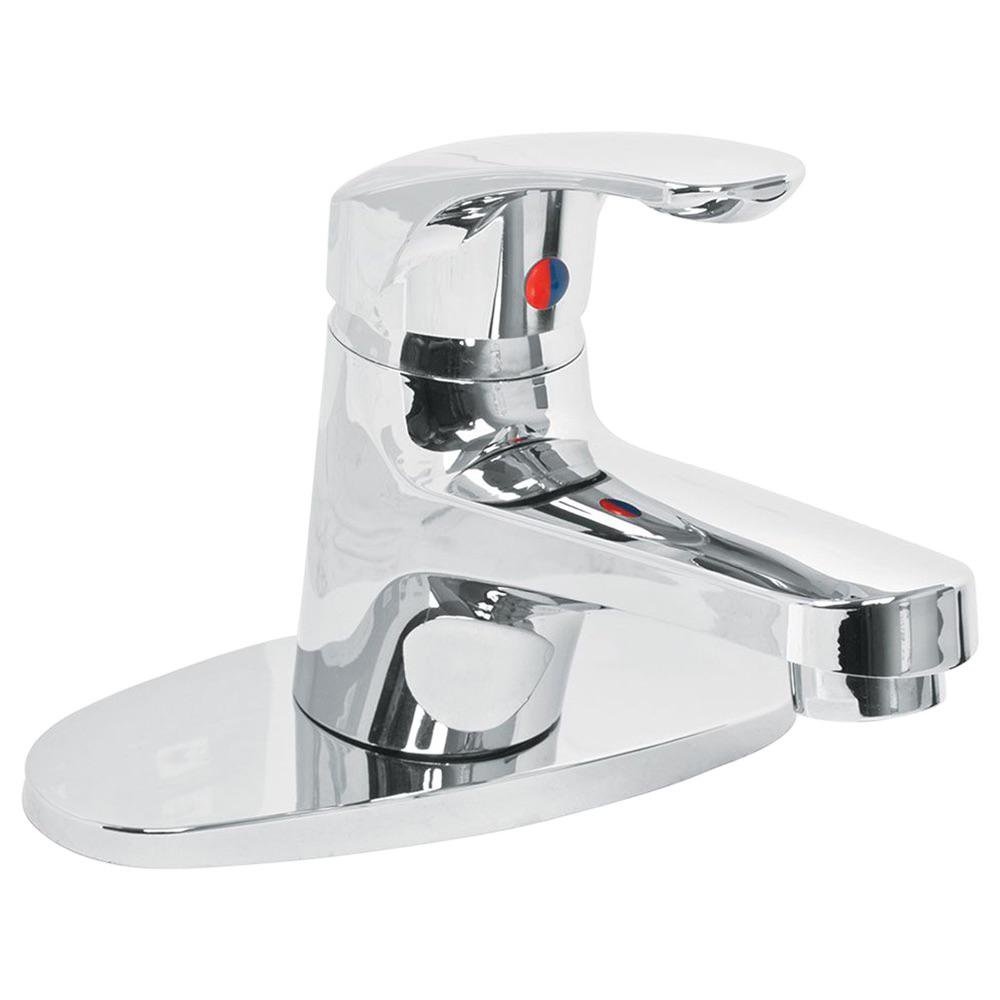 Grifo Monomando para Lavamanos Cuello Bajo con Acabado Cromo