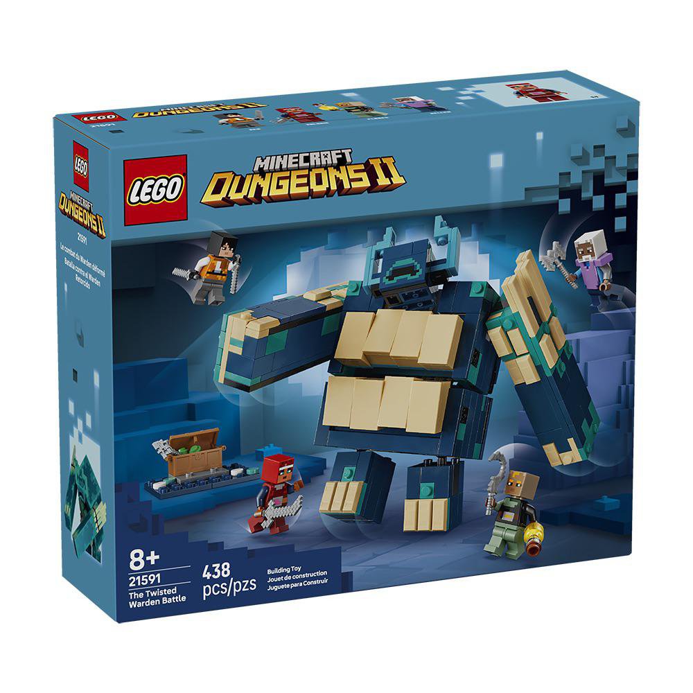 LEGO Minecraft Batalla contra el Warden Retorcido #21591 de 438 piezas