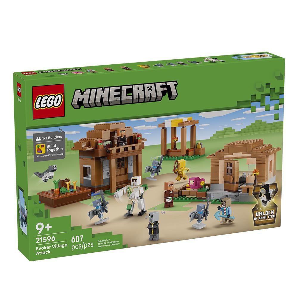 LEGO Minecraft Ataque del Evocador a la Aldea #21596 de 607 piezas