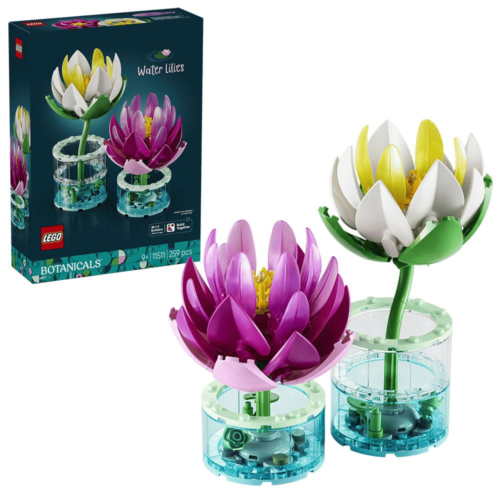 LEGO Botanicals Nenúfares #11511 con 259 Piezas