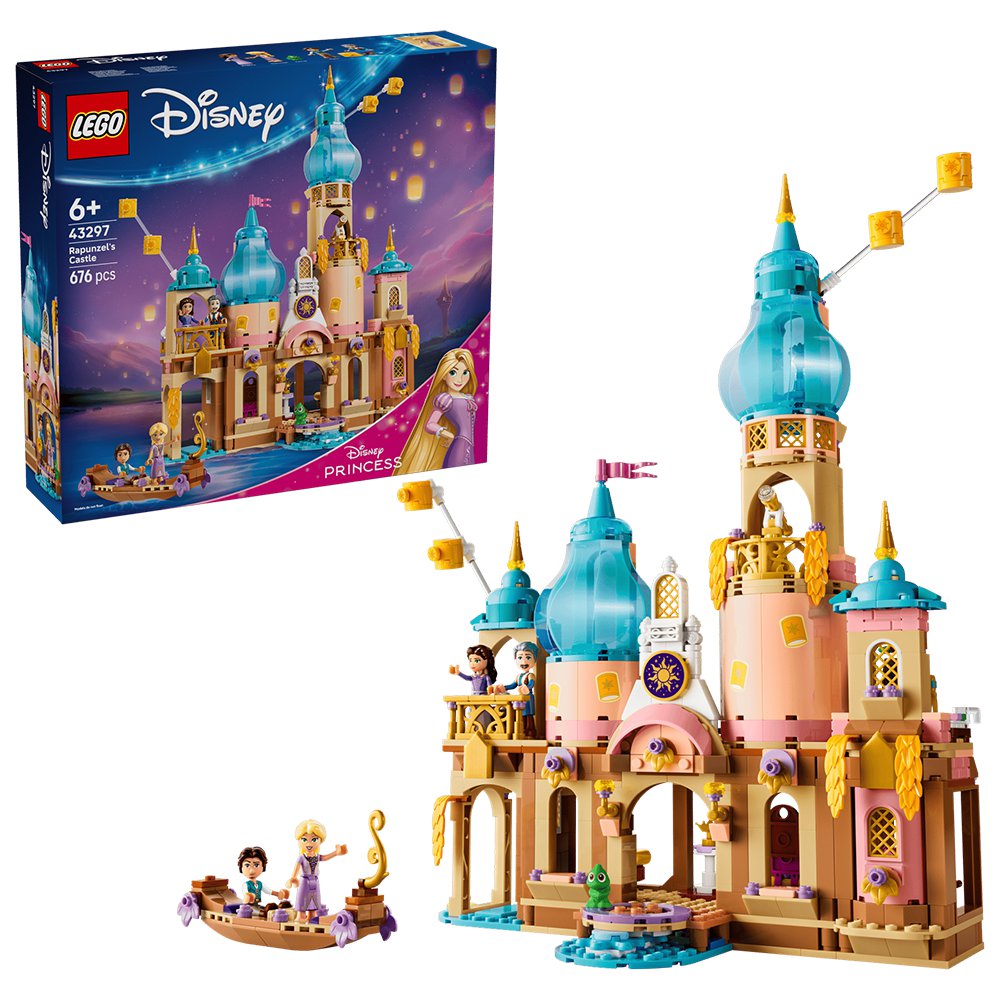 LEGO Disney Princess Castillo de Rapunzel #43297 con 676 Piezas null