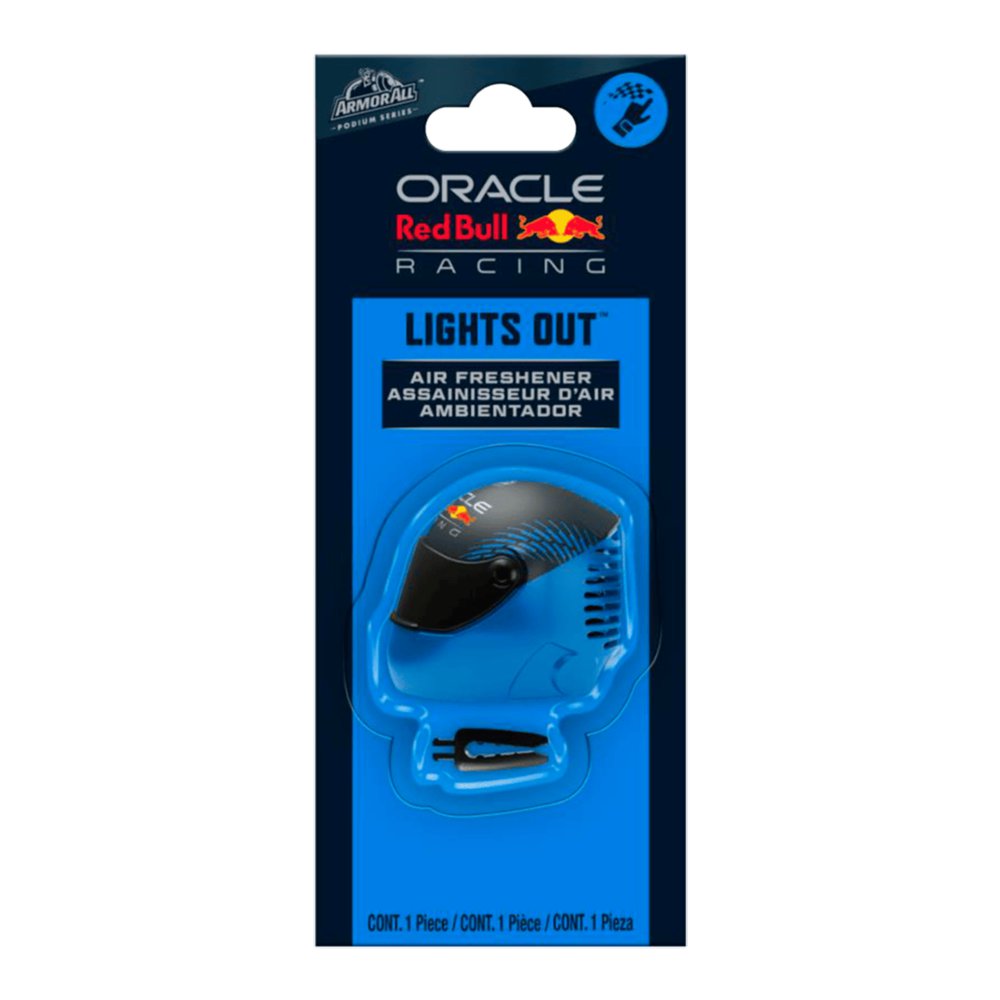 Aromatizante para Auto Rejilla de Ventilación Madera y Cuero Diseño de Casco Lights Out