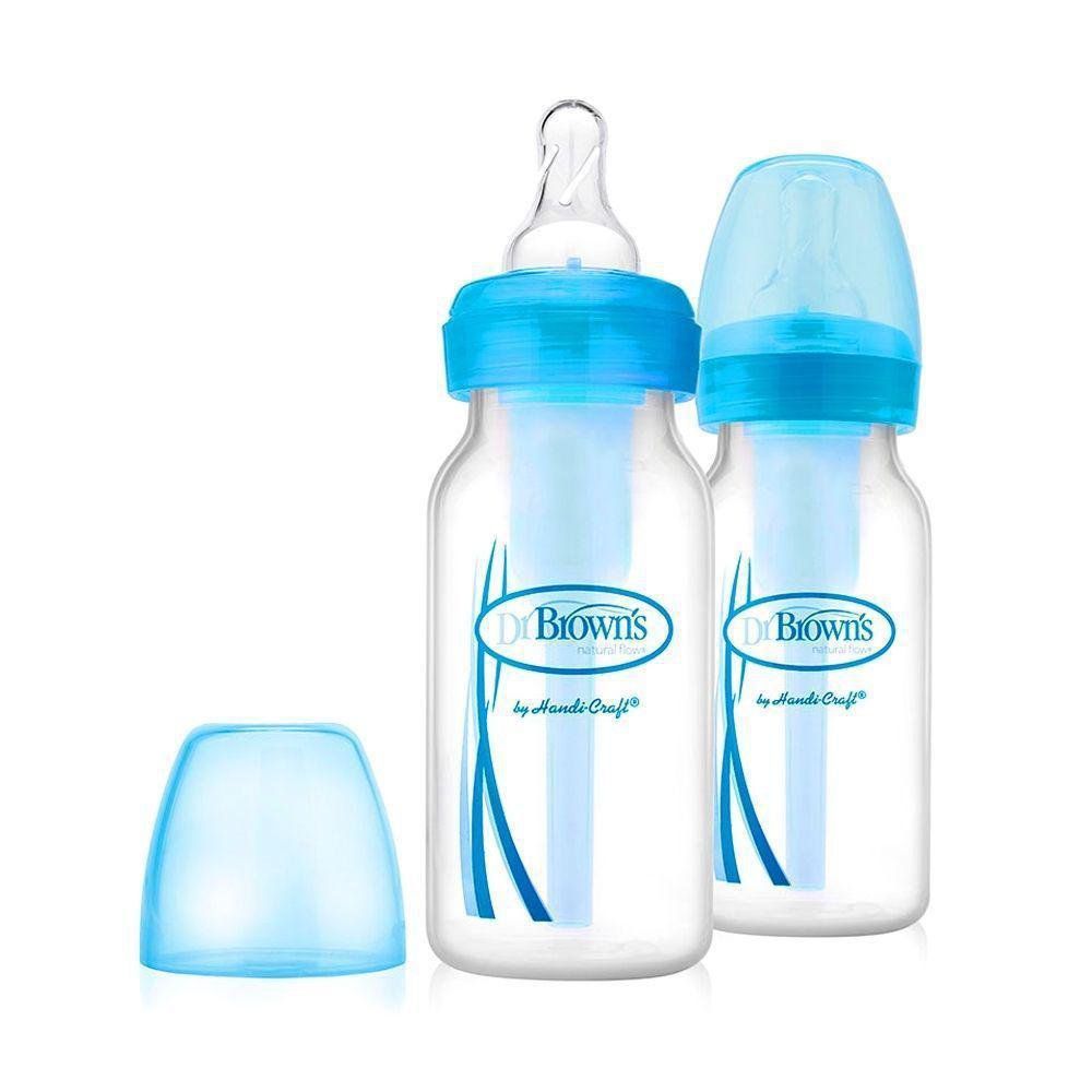 Biberones Anticólicos Options+ Dúo 4 Oz - Varios Colores Celeste