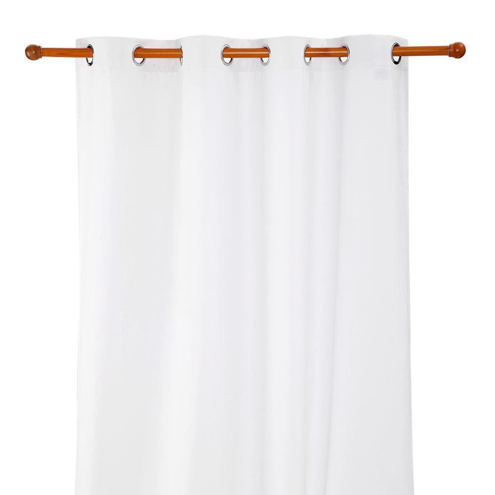 Cortina Velvet de Poliéster 140 x 240 cm con Ojales - Varios Colores Light Beige