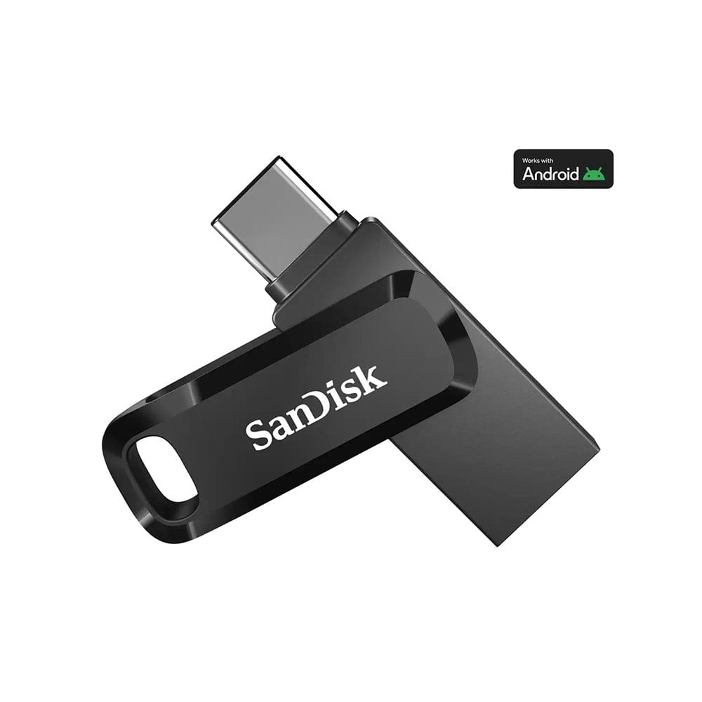 Unidad Flash Ultra Dual Drive Go USB Tipo C y USB Tipo A de 128 GB en Color Negro