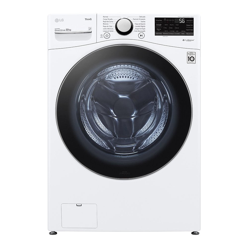 Lavadora de Carga Frontal AI Direct Drive 22 Kg Color Blanco