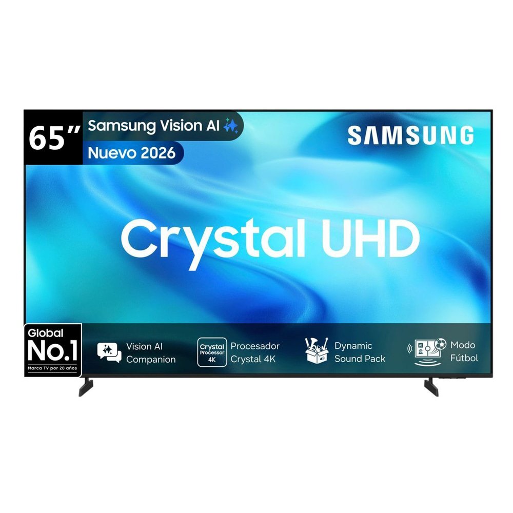 Televisor Smart TV Crystal UHD U8000H de 65 Plg 4K con Tizen y Vision AI