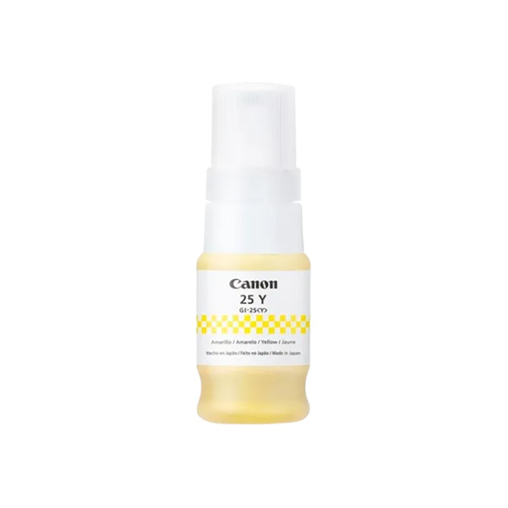 Botella de Tinta Canon GI-25 Amarillo para Impresoras PIXMA MAXIFY de 37 mL Botella de Tin…