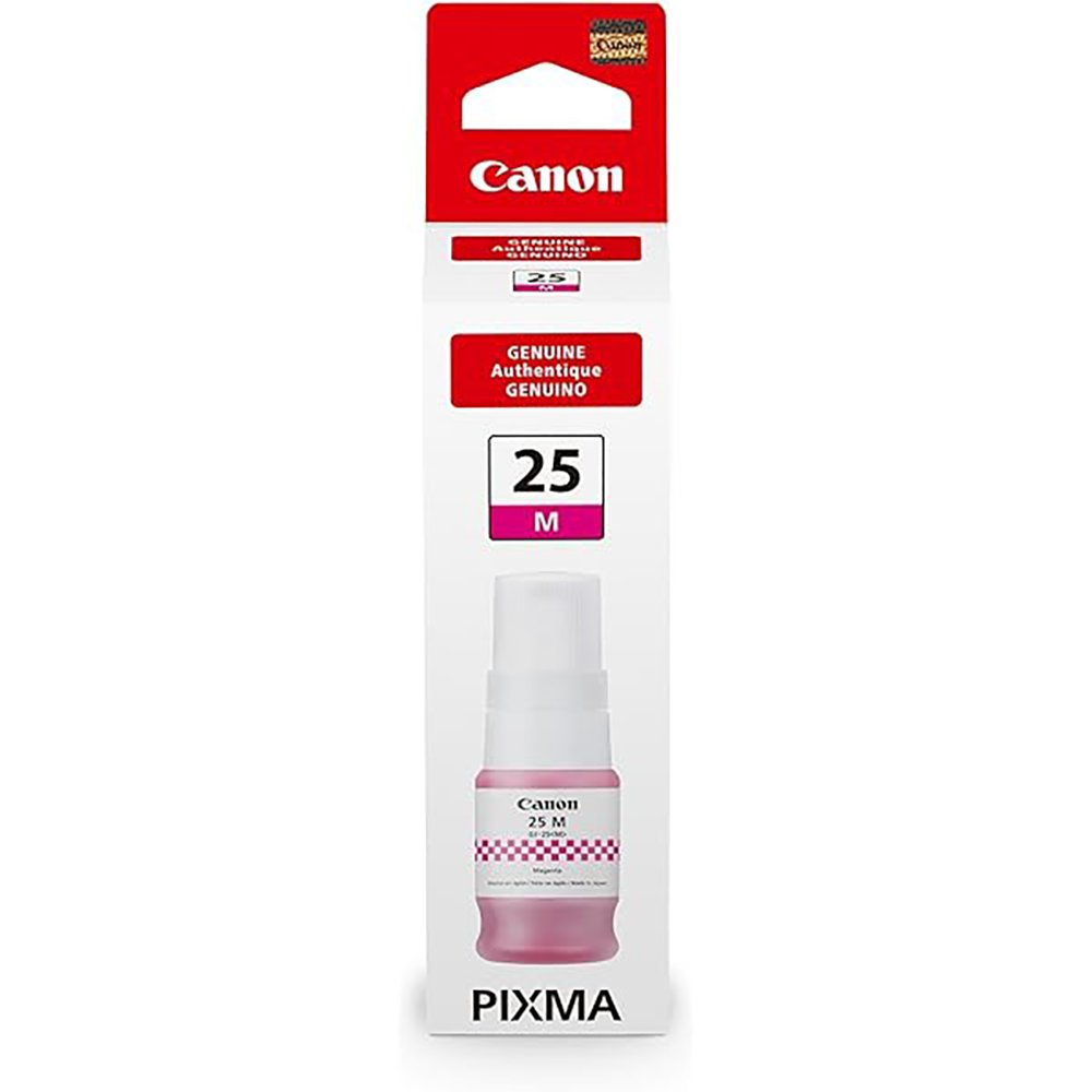 Botella de Tinta GI-25 para Impresoras PIXMA MAXIFY en Color Magenta
