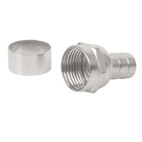 Conector Coaxial Rg6 De Prensar - Volteck