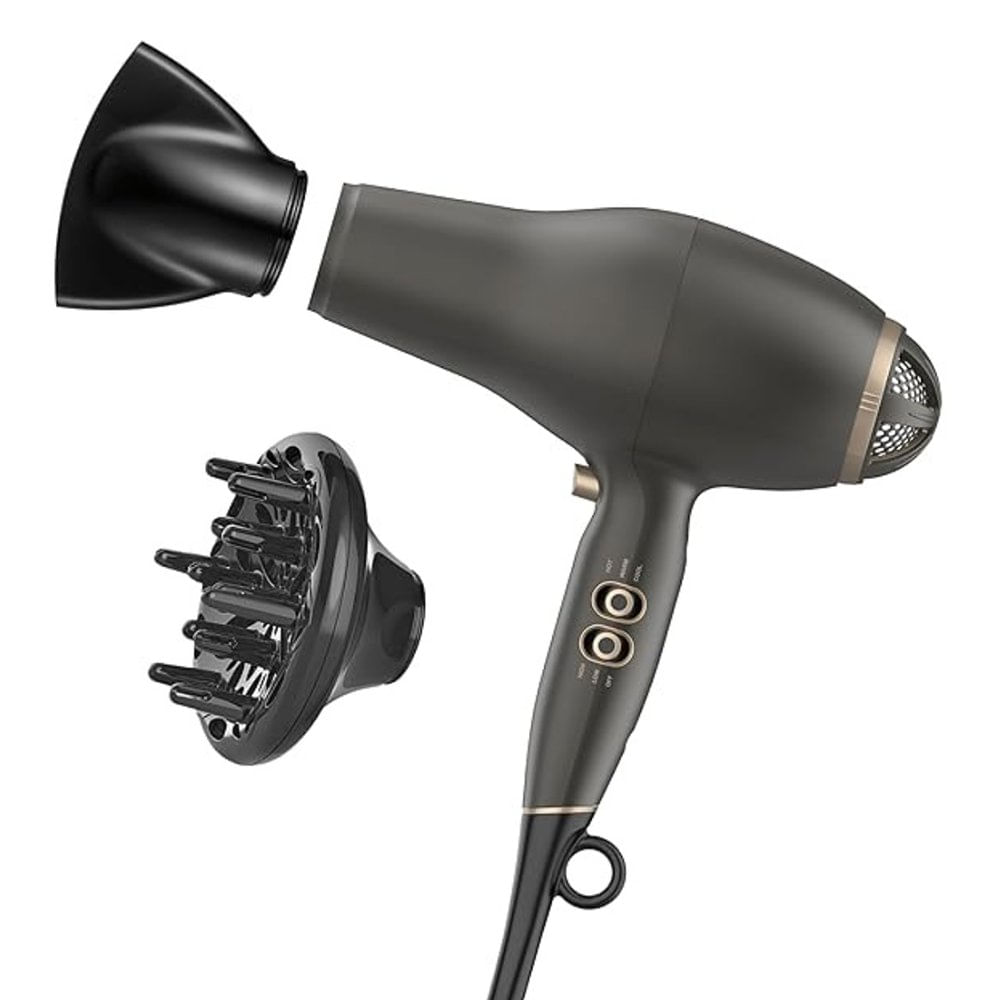Secador Profesional InfinitiPro FloMotion 1875 W con Tecnología Cerámica, Iónica, Difusor…