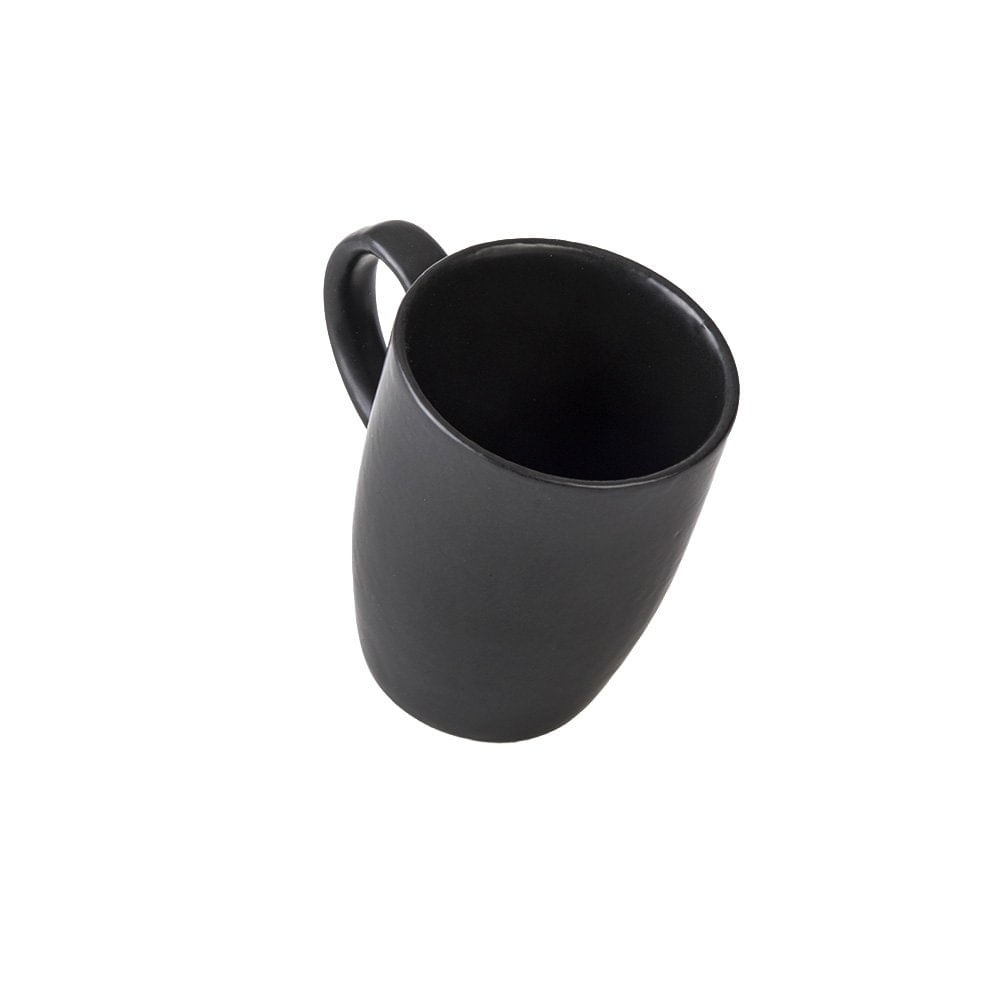 Pocillo Manhattan de Cerámica Negro 10.4 Oz