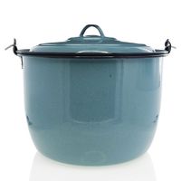 Olla Convexa 30 Azul Turquesa Tres