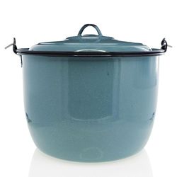 Olla Convexa 30 Azul Turquesa Tres