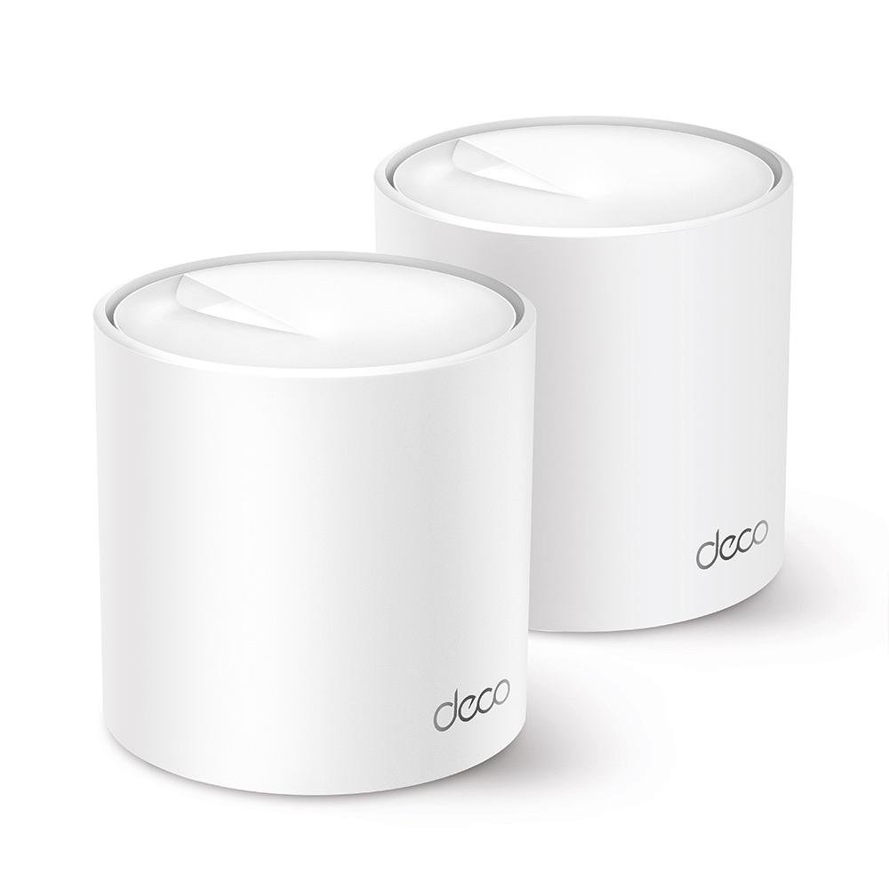Sistema Wi-Fi Mesh Deco X50 AX3000 Wi-Fi 6 con Doble Banda de 2 Unidades en Color Blanco