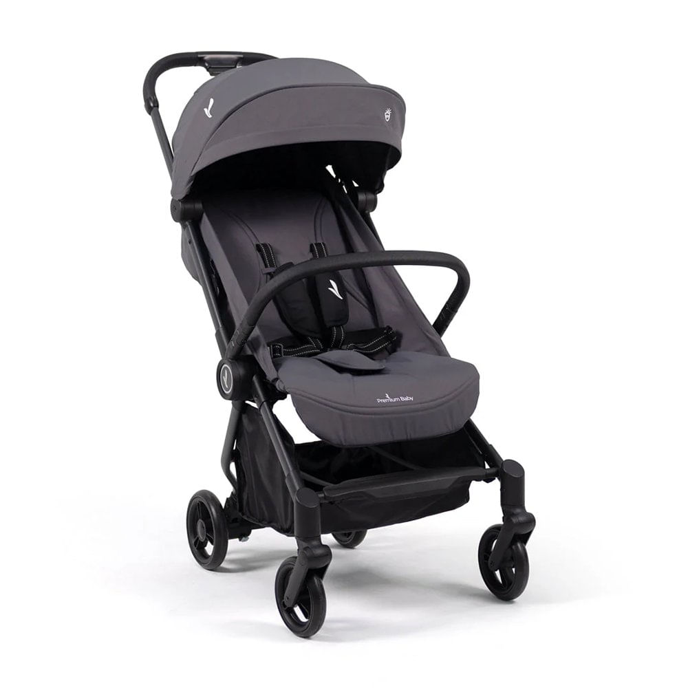 Carruaje de Paseo para Bebé Nano con Plegado Ultracompacto y Capota Amplia Color Gris