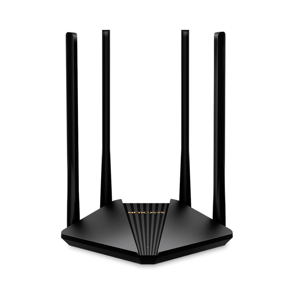 Router Inalámbrico AWi-Fi 5 AC1200 Doble Banda con 4 Antenas en Color Negro