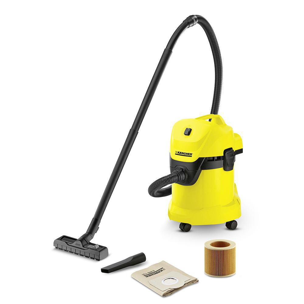 Aspiradora para Seco y Mojado WD 3 de 17 Litros 800 W Color Amarillo y Negro