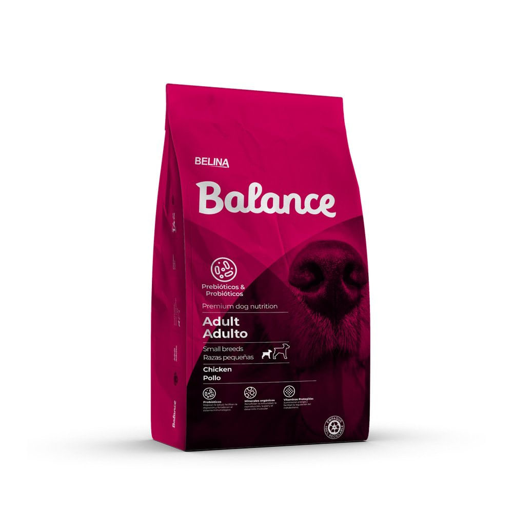 Concentrado para Perro Adulto Raza Pequeña con Prebióticos y Probióticos Sabor Pollo Bolsa…