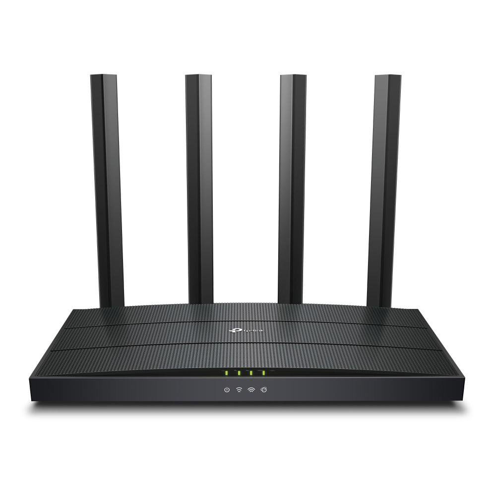 Router Wi-Fi 6 AX1500 de Doble Banda con 4 Antenas en Color Negro