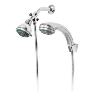 Ducha Cromada Fija y Móvil 3 Plg - Foset