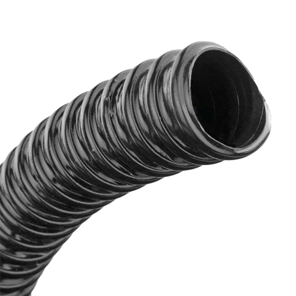 Tubo Flexible Corrugado Color Negro de 1Plg x 100 Metros