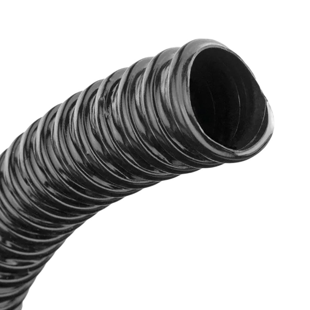 Tubo Flexible Corrugado Color Negro de 3/4 Plg x 100 Metros
