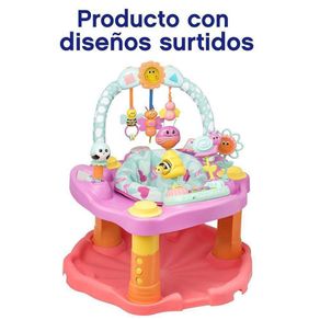 Ejercitador Para Bebé Doble Diversión Pink Bumbly - Evenflo