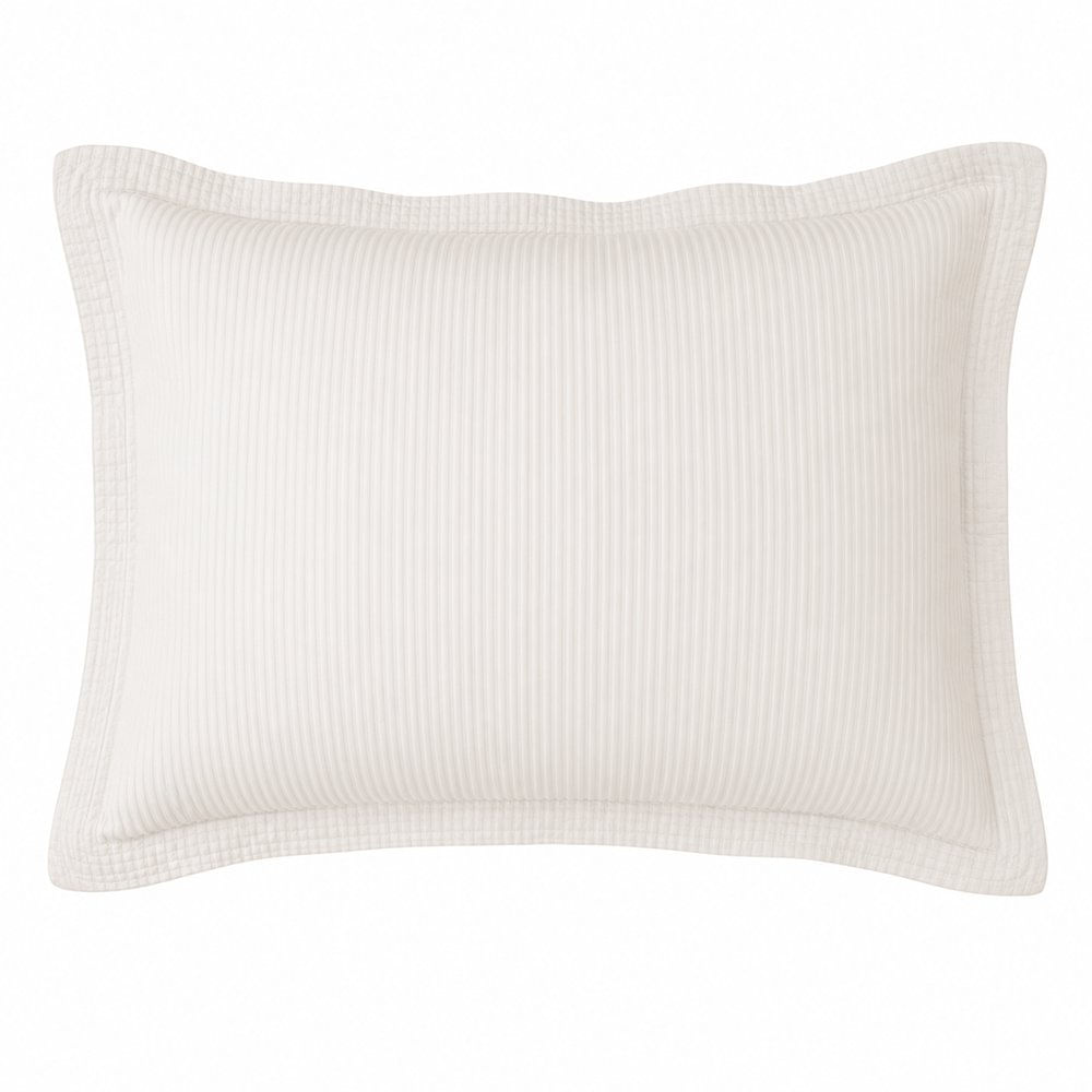 Sobrefunda de Almohada Alicante de 50 x 70 Cm en Color Blanco