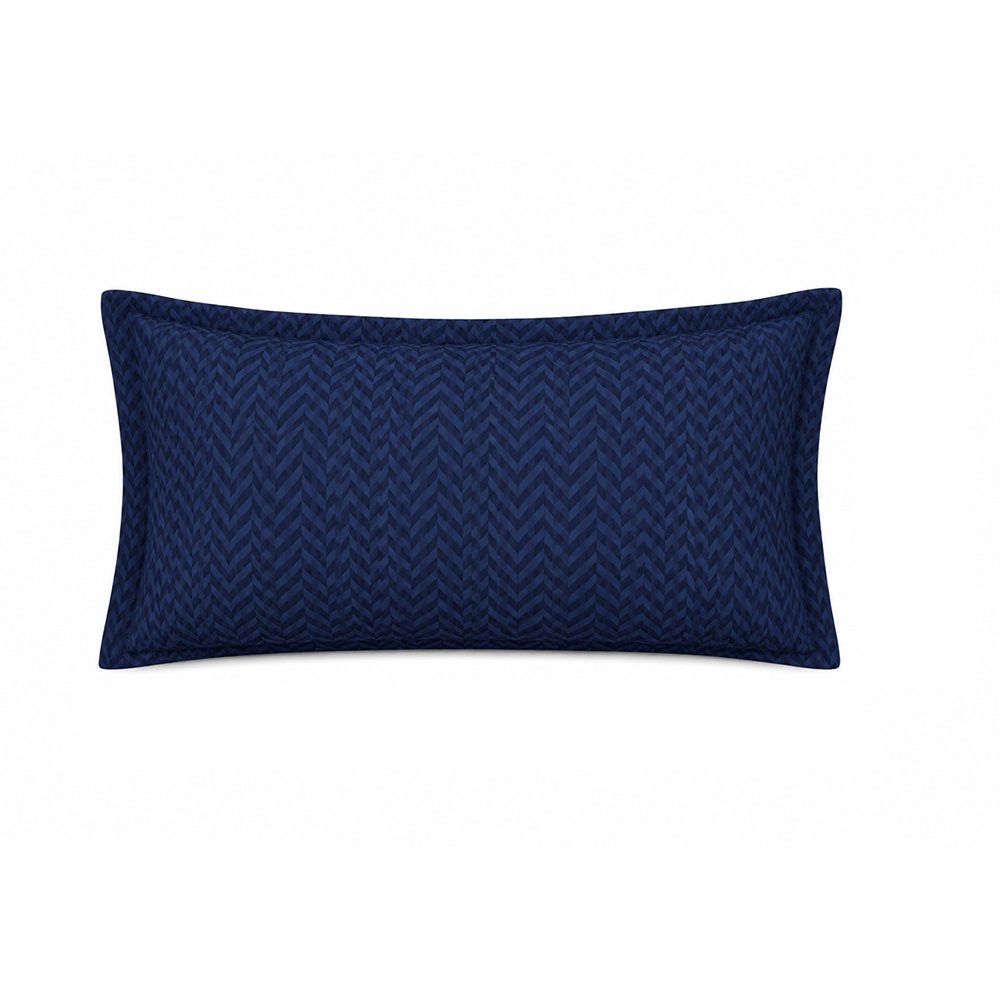 Sobrefunda de Almohada King Espinha de 50 x 90 Cm en Color Azul