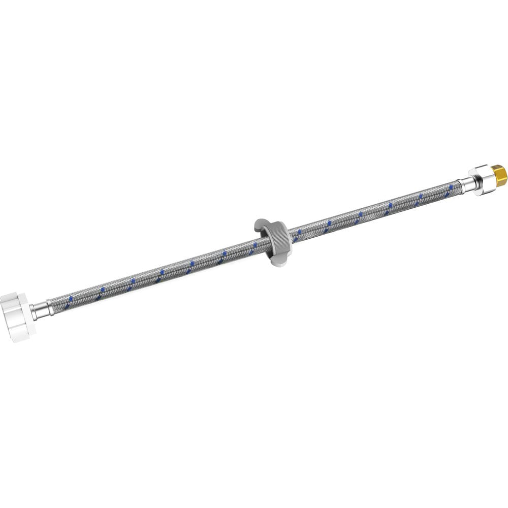 Manguera de Abasto Metálica con Adaptador 1/2 x 7/8 pulg 40 cm