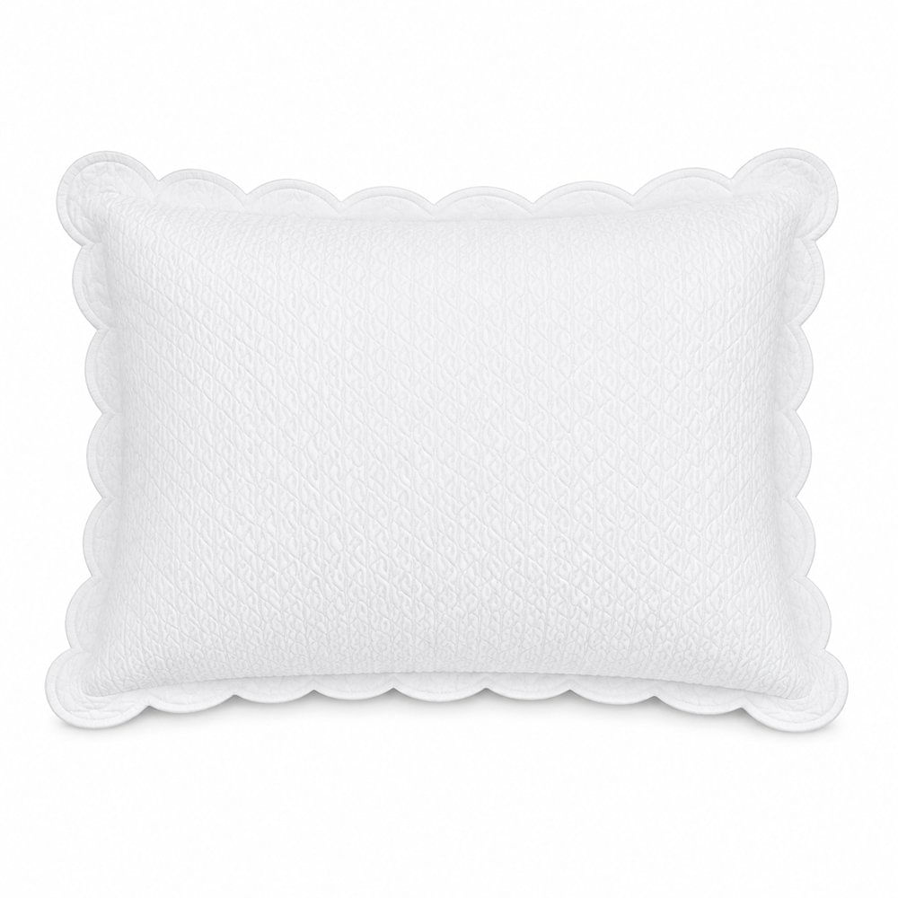 Sobrefunda de Almohada Granite de 50 x 70 Cm en Color Blanco