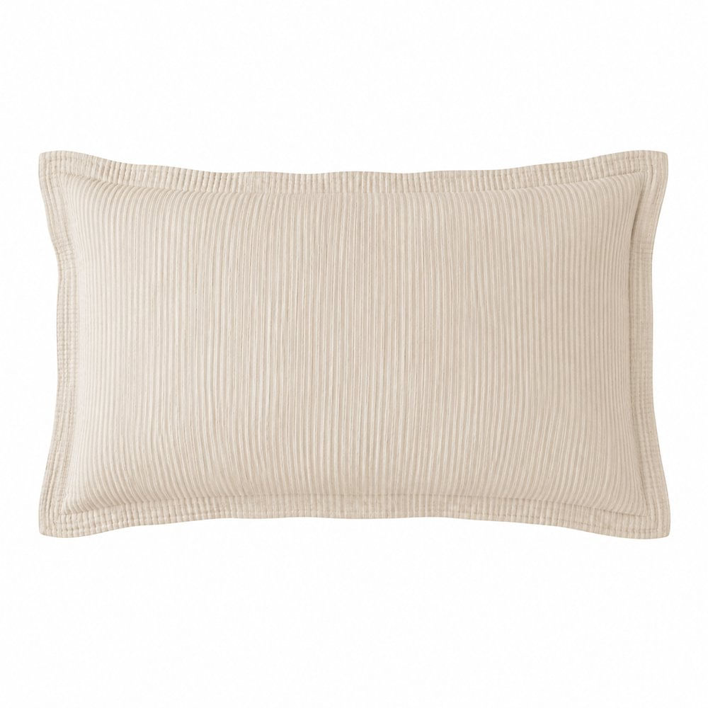 Sobrefunda de Almohada Alicante de 50 x 70 Cm en Color Beige