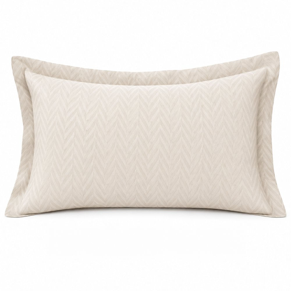 Sobrefunda de Almohada King Espinha de 50 x 90 Cm en Color Beige