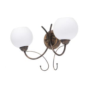 Lámpara De Pared Tipo Globo 2 Focos 60 W - Z