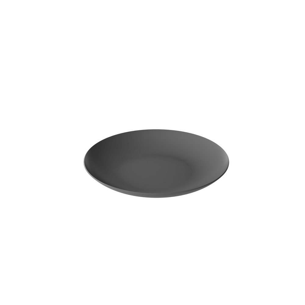 Plato para Postre de Plástico de 17.8 Cm Color Gris
