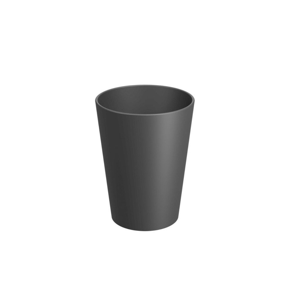 Vaso Cónico de 10.1 Oz de Plástico Color Gris