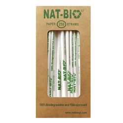 Pajilla Biodegradable Con Cobertor 250U - Nat-bio