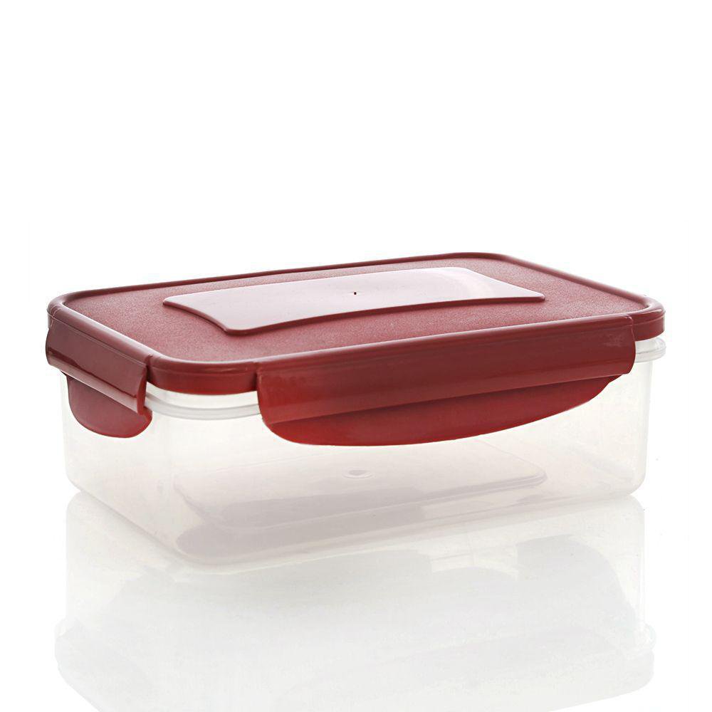 Tazón Rectangular Rojo - Varias Capacidades 50 oz