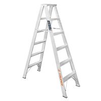 Escalera Doble Tijera 6Ft Aluminio 225Lb
