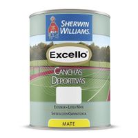 Excello Canchas Deportivas Mate Blanco 1 Gal - Sherwin Williams