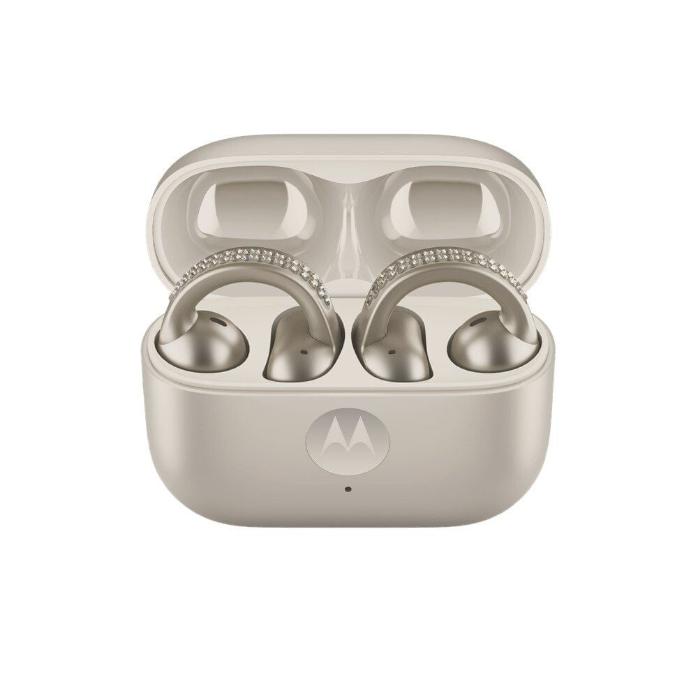 Audífonos Inalámbricos Open-Ear Tipo Clip-On en Color Champán