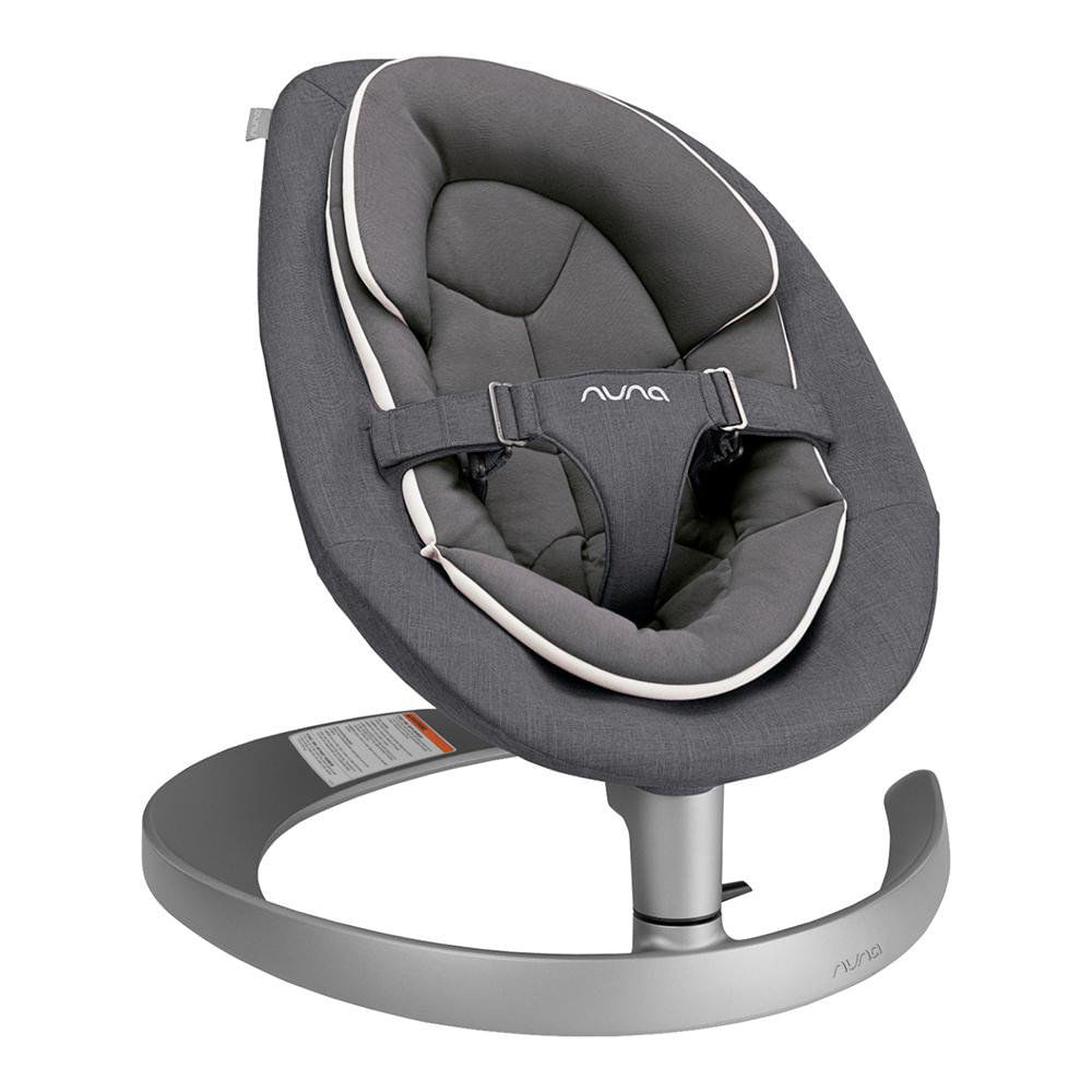 Silla Mecedora Nuna Leaf Grow con Barra de Juguetes Color Gris Granite