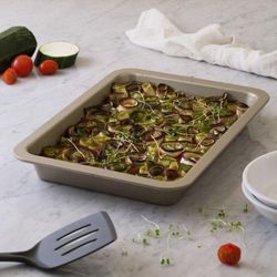 Molde Asadera Non Stick Gold 37X27 Cm - Ilko