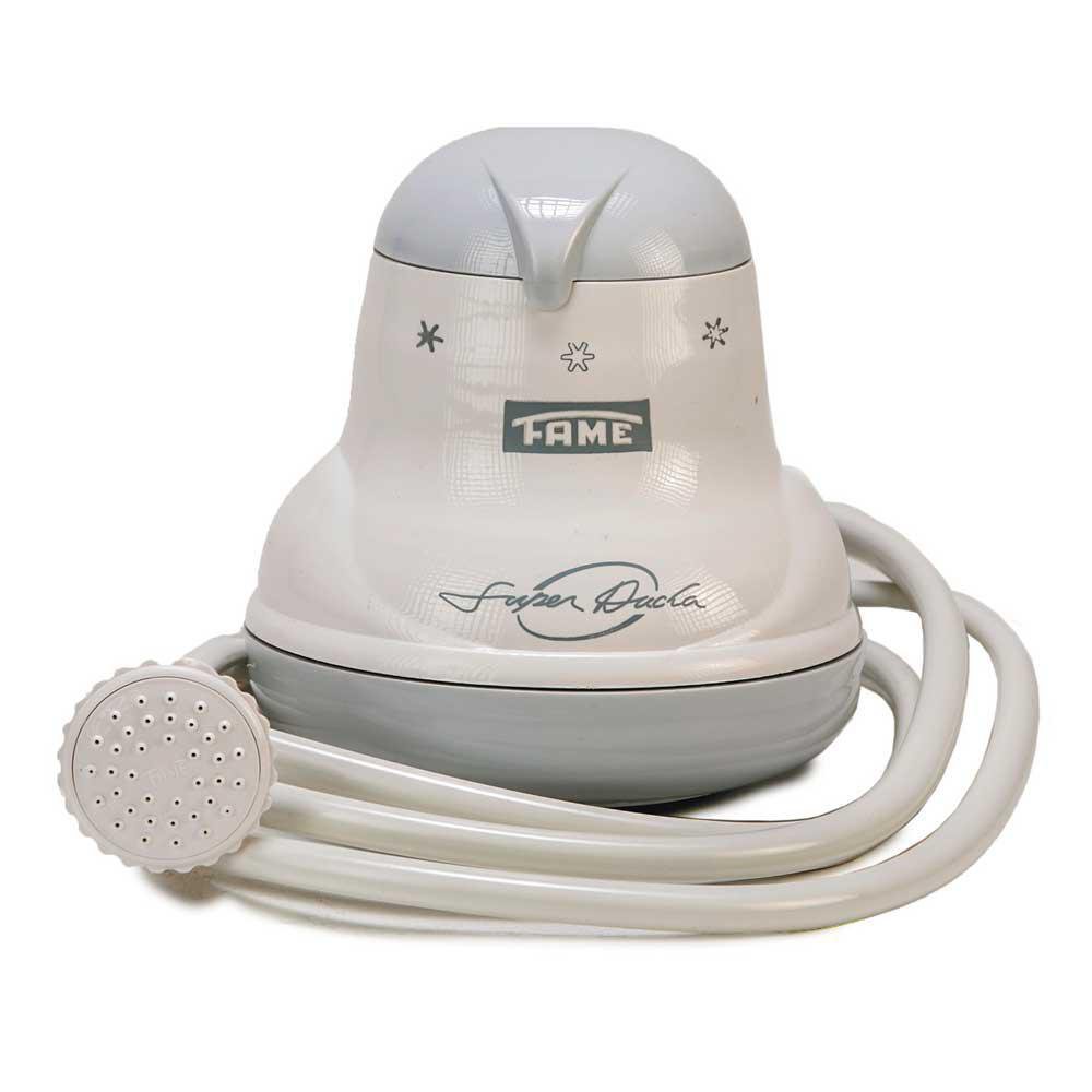 Calentador de Ducha 5.4 kW 4 Temperaturas Gris con Manguera Gris